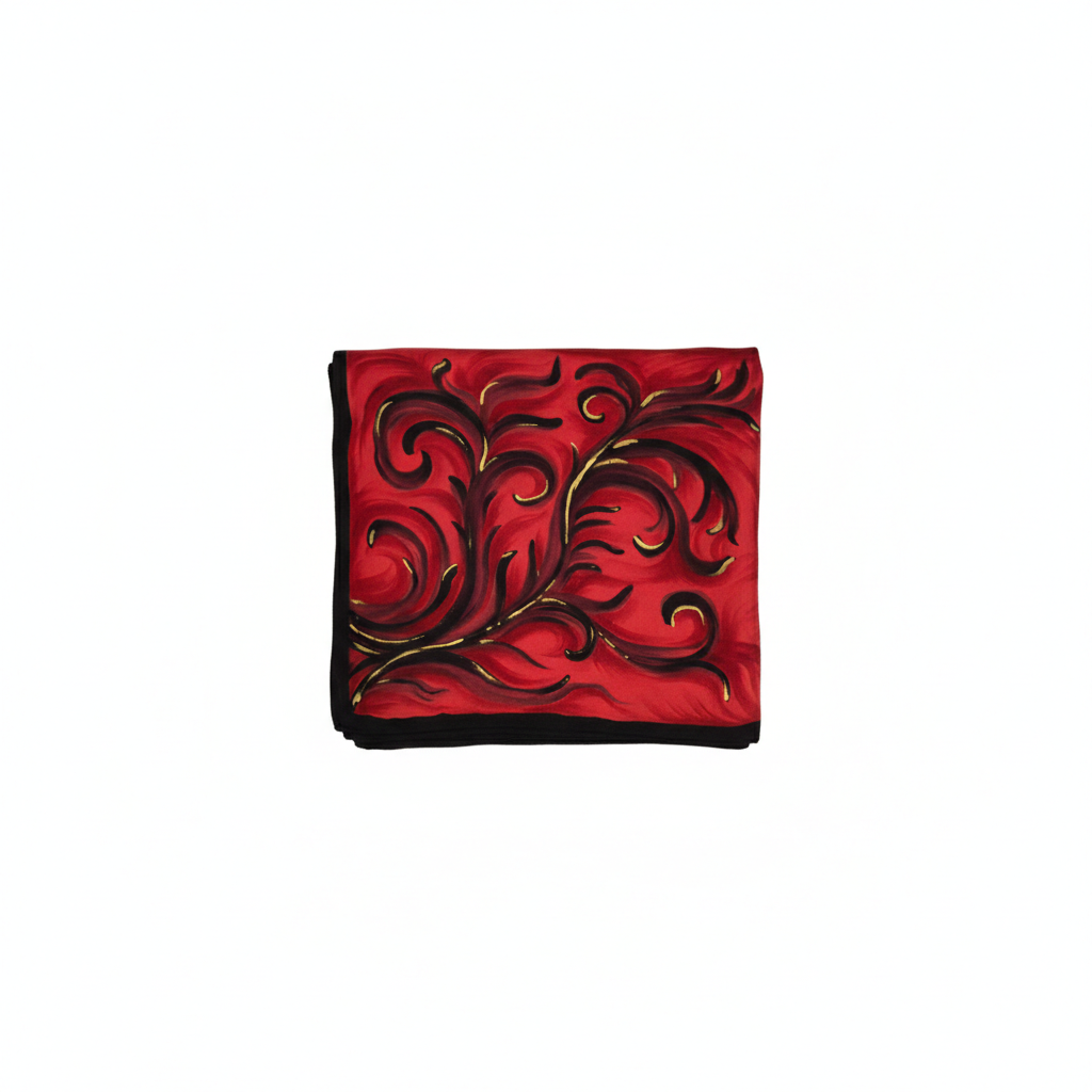 Crimson Pulse - Petite Square